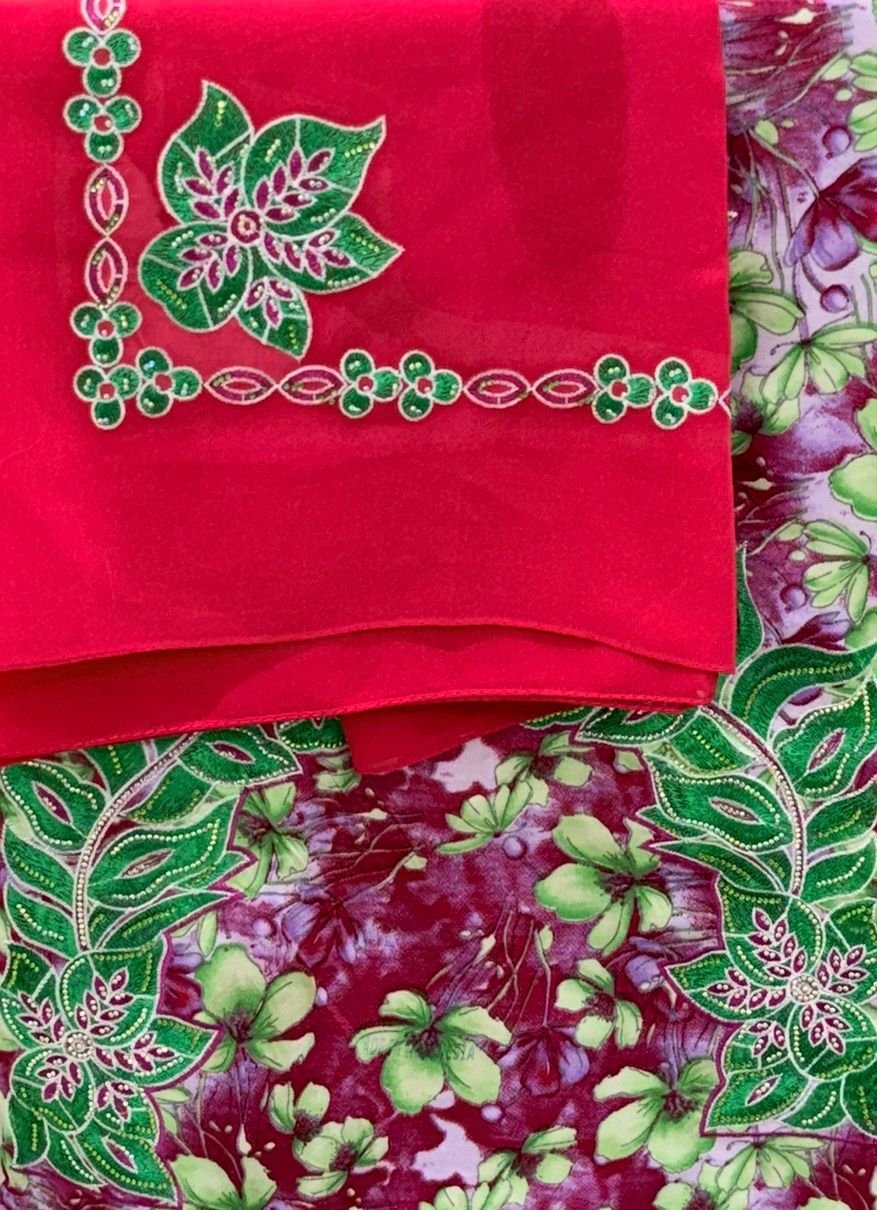 Indonesian Silk Mukhawwar with Sheila – Watermelon Sugar