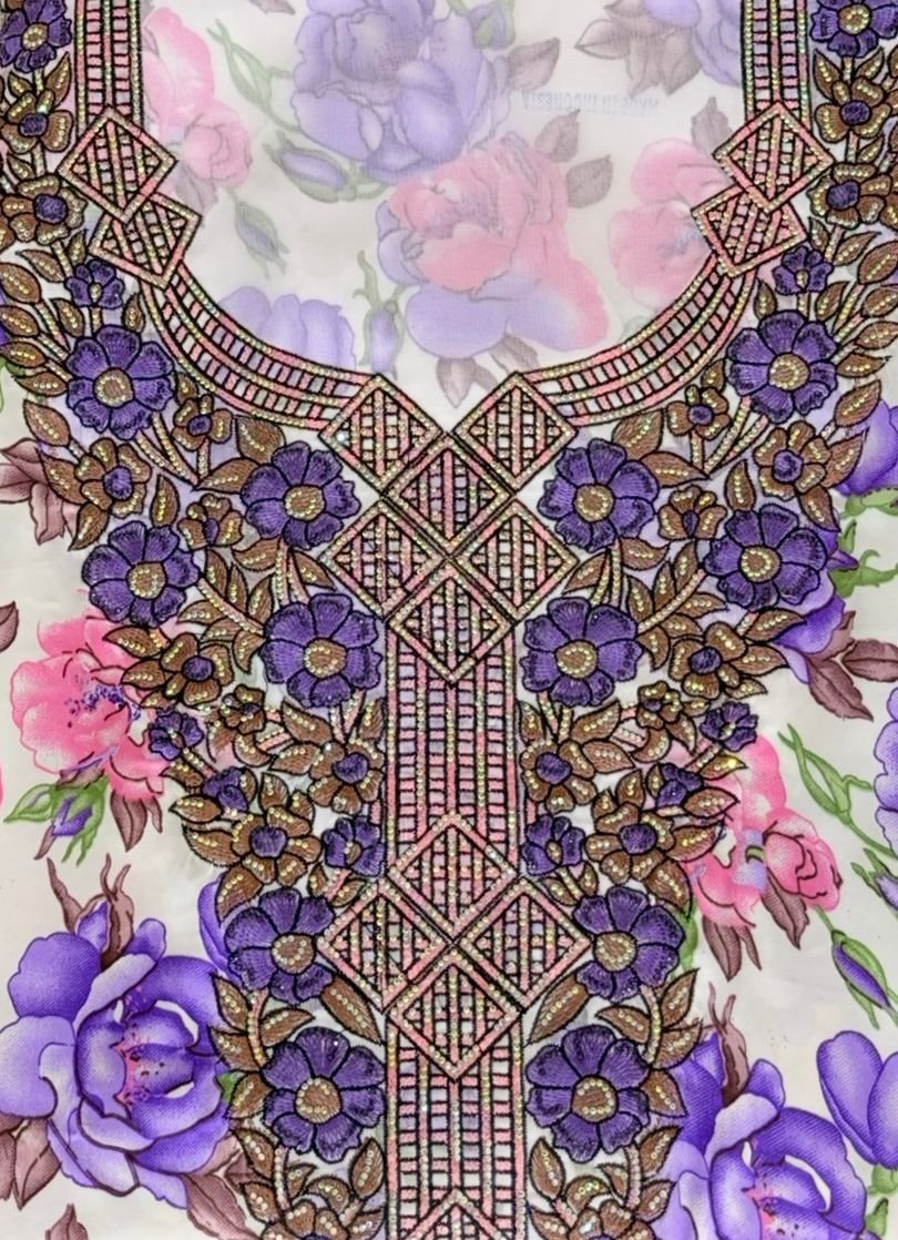 Indonesian Silk Mukhawwar with Sheila – Midnight Lavender